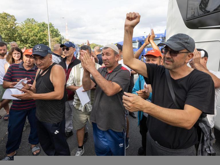 Chauffeurs de camion en grève à Gräfenhausen: drôle de danse de la direction de Mazur