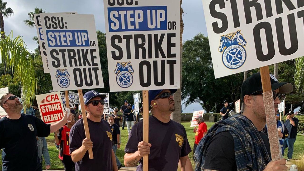 Des milliers d’enseignants de l’université d’État de Californie entament une grève de quatre jours