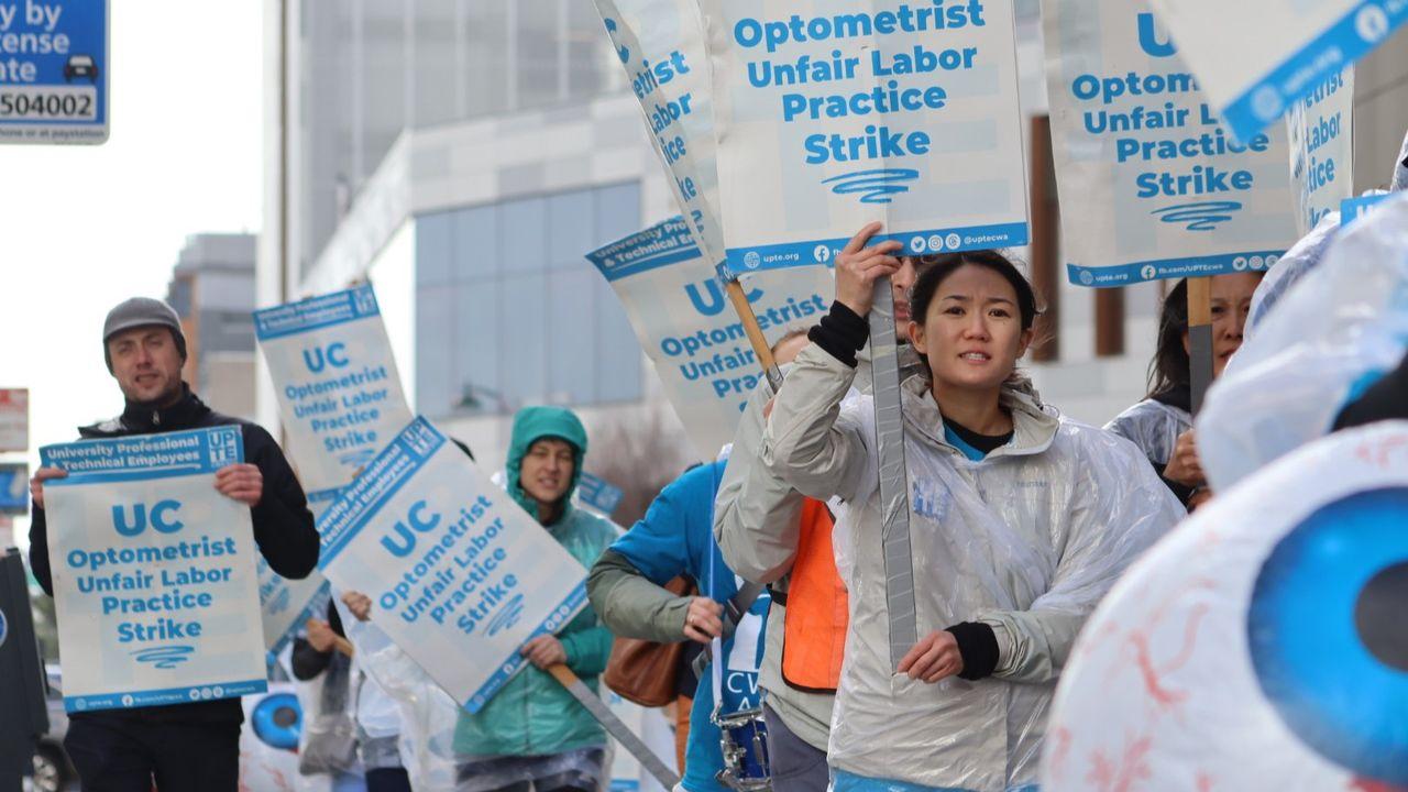 Les optométristes de l’université de Californie lancent une grève de deux jours